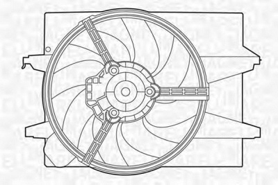 MAGNETI MARELLI 069422308010 -  Вентилятор, охлаждение двигателя